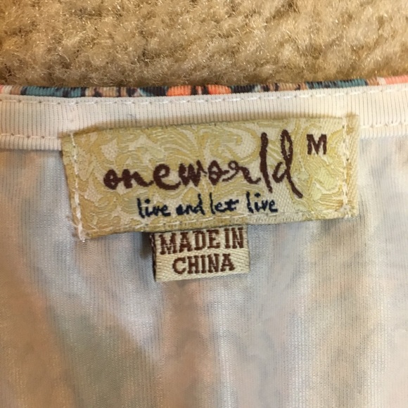 Oneworld Boho Sleeveless Top - Picture 3 of 5